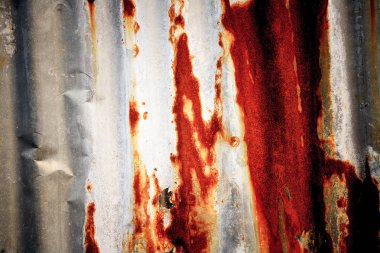 Vintage tasarım için metal yaprak.