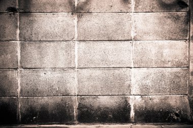 Vintage tasarım için karanlık bir duvar.