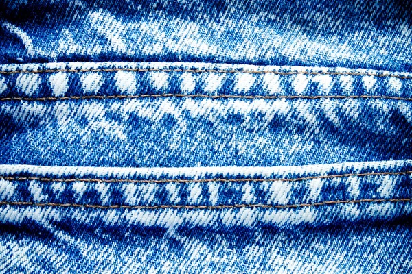 Texture blue of jeans — Stock Photo, Image