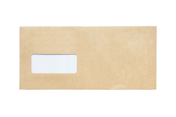 O envelope isolado — Fotografia de Stock