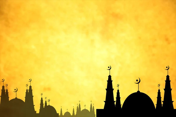 Kartpostal Eid Mubarak Müslüman kutlamaları için