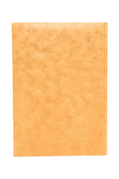 Oranžová kniha izolovaných na bílém pozadí — Stock fotografie