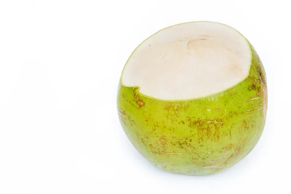 Beyaz artalan Hindistan cevizi