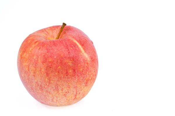 Sweet red apple on white background — Stock Photo, Image