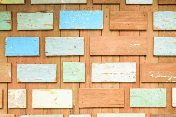 Antika arka plan için geri dönüşümlü eski ahşap duvar
