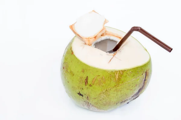 Beyaz artalan Hindistan cevizi