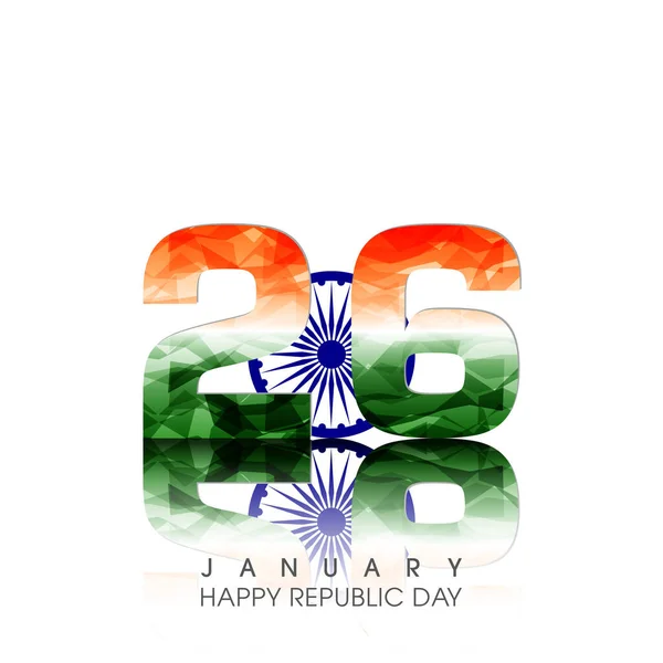 Εικονογράφηση Της Ημέρας Της Ινδικής Δημοκρατίας Ιανουαρίου — Διανυσματικό Αρχείο