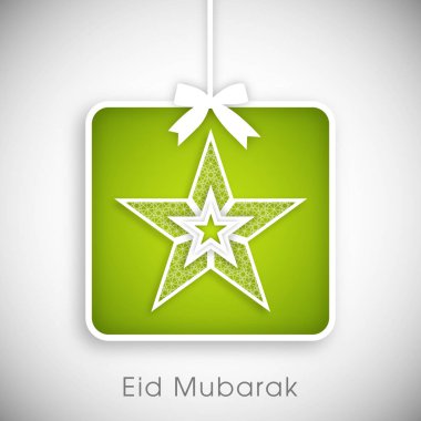 Bayram kutlamaları için Mübarek 'in tasviri Müslüman cemaat festivalini kutladı.