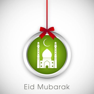 Bayram kutlamaları için Mübarek 'in tasviri Müslüman cemaat festivalini kutladı.