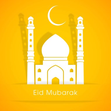 Bayram kutlamaları için Mübarek 'in tasviri Müslüman cemaat festivalini kutladı.