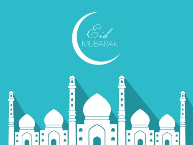 Bayram kutlamaları için Mübarek 'in tasviri Müslüman cemaat festivalini kutladı.