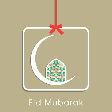 Bayram kutlamaları için Mübarek 'in tasviri Müslüman cemaat festivalini kutladı.