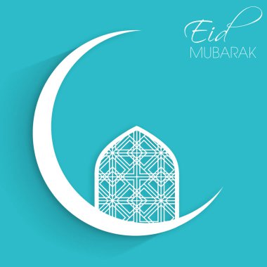 Bayram kutlamaları için Mübarek 'in tasviri Müslüman cemaat festivalini kutladı.