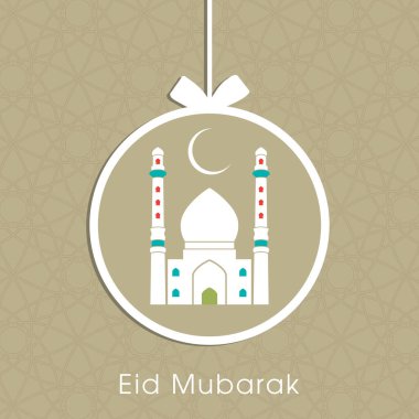 Bayram kutlamaları için Mübarek 'in tasviri Müslüman cemaat festivalini kutladı.