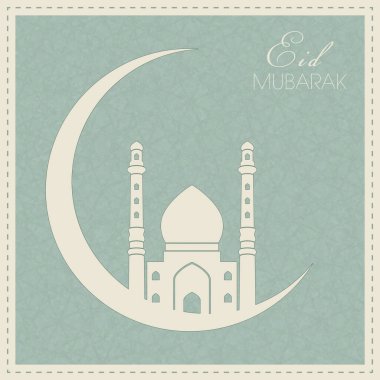 Bayram kutlamaları için Mübarek 'in tasviri Müslüman cemaat festivalini kutladı.