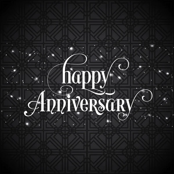 Ilustracja Wektora Happy Anniversary Celebration — Wektor stockowy