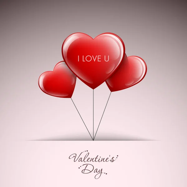 Ilustración Del Día San Valentín Con Hermosa Caligrafía — Vector de stock