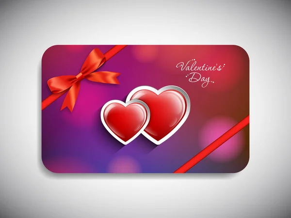 Tarjeta Regalo Del Día San Valentín Con Hermosa Caligrafía — Archivo Imágenes Vectoriales