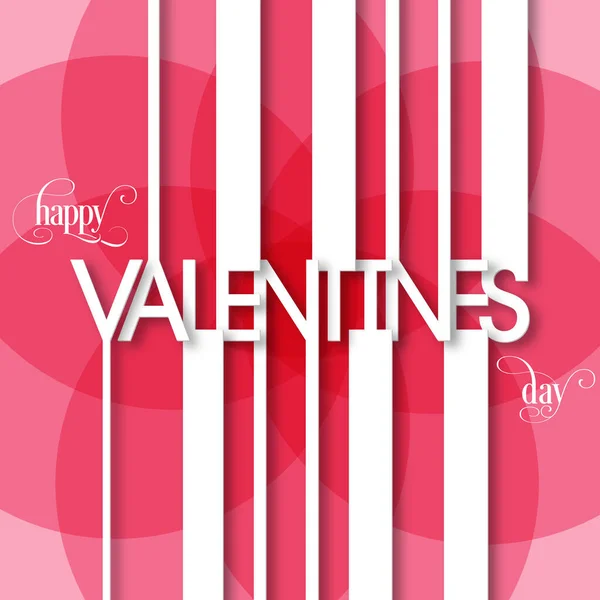 Illustration Valentine Day Beautiful Calligraphy — Stock Vector
