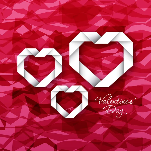 Illustration Saint Valentin Avec Belle Calligraphie — Image vectorielle