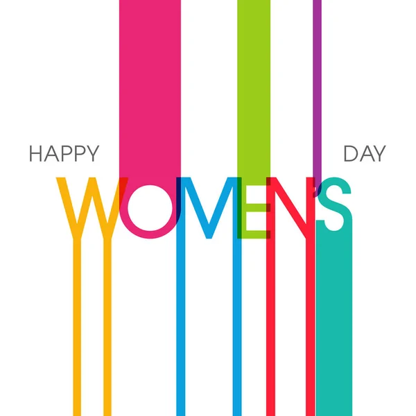 Illustratie Van Internationale Vrouwendag Achtste Maart — Stockvector