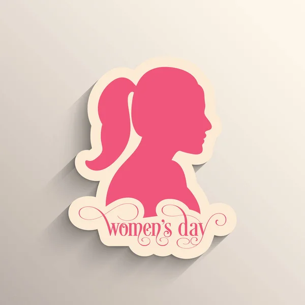 Ilustración Del Día Internacional Mujer Octavo Marzo — Vector de stock