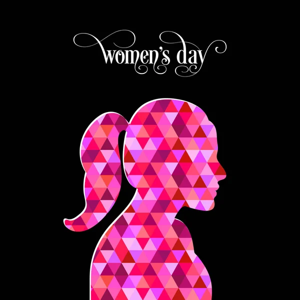 Ilustracja Międzynarodowego Dnia Kobiet Marca — Wektor stockowy