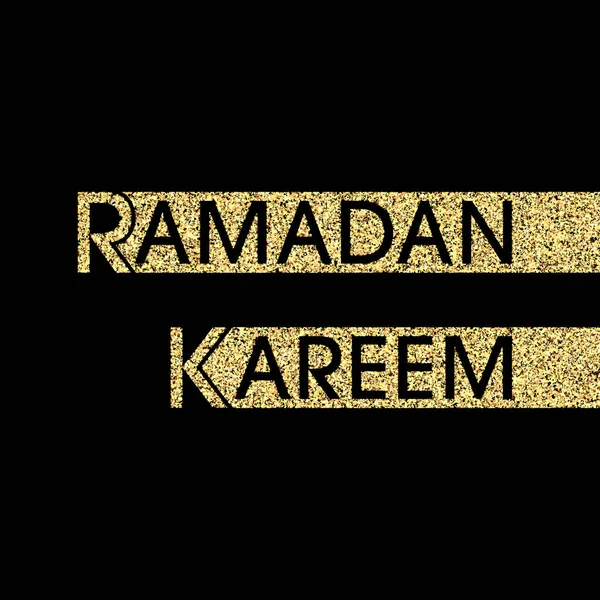 Kalligrafisk Text Ramadan Kareem För Den Muslimska Gemenskapsfestivalen — Stock vektor