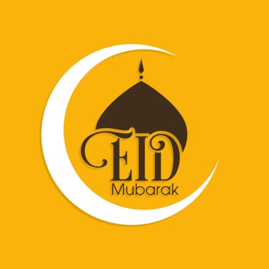 Mübarek bayram kutlaması için tebrik kartı..