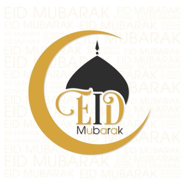 Mübarek bayram kutlaması için tebrik kartı..