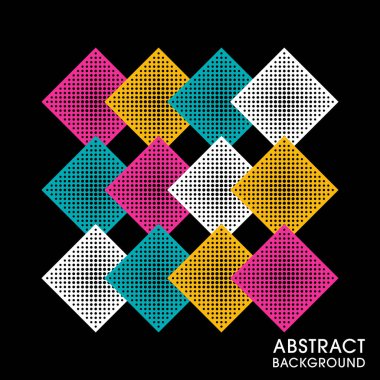 Geometrik soyut arkaplan çizimi.