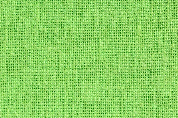 Fondo de tela verde claro con textura de lona clara — Foto de Stock