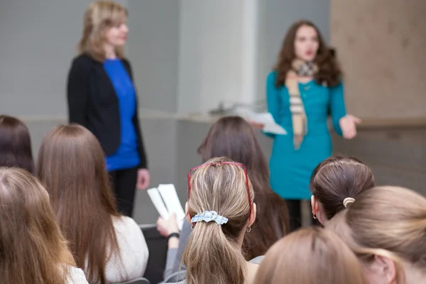 Group of Students Listening Presentation