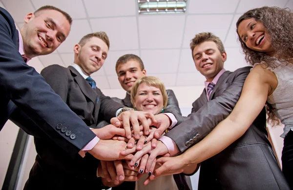 Equipe de negócios amigável e harmoniosa — Fotografia de Stock