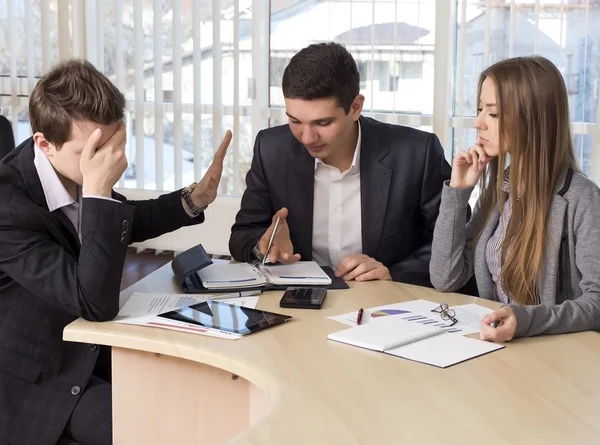 Gelangweilter Manager — Stockfoto