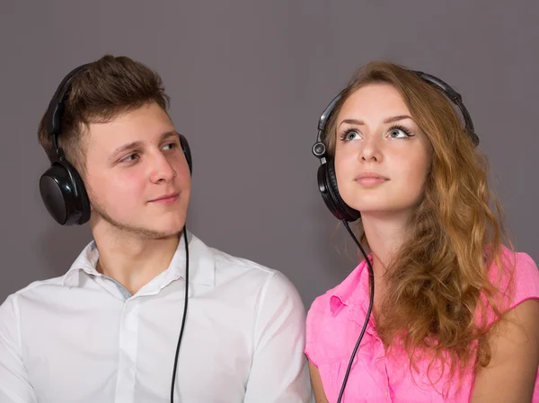 Emotional listening of music — Stock Photo, Image