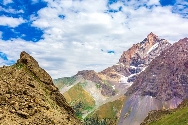 Mountain terrain panorama — Stock Photo, Image