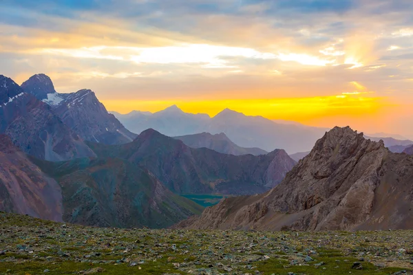 Eye catching highland dusk — Stok fotoğraf