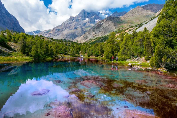 Pristine mountain lake