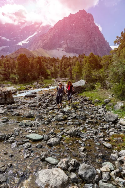 Traveling in wilderness — Stok fotoğraf