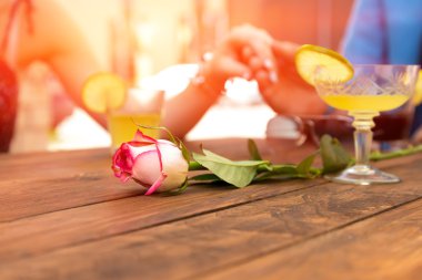 Concept romantic honeymoon