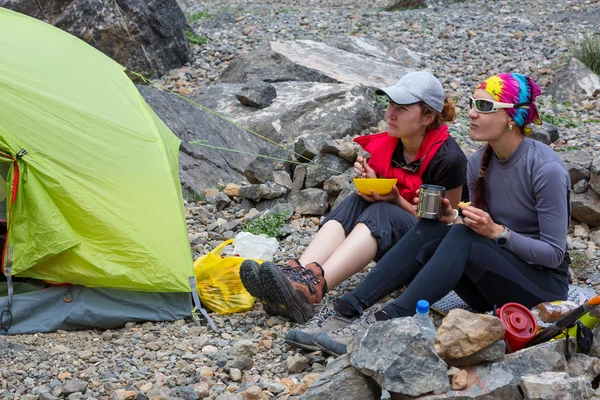 Comida al aire libre — Foto de Stock