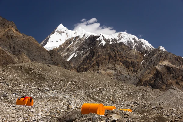 Basislager der Hochgebirgsexpedition — Stockfoto