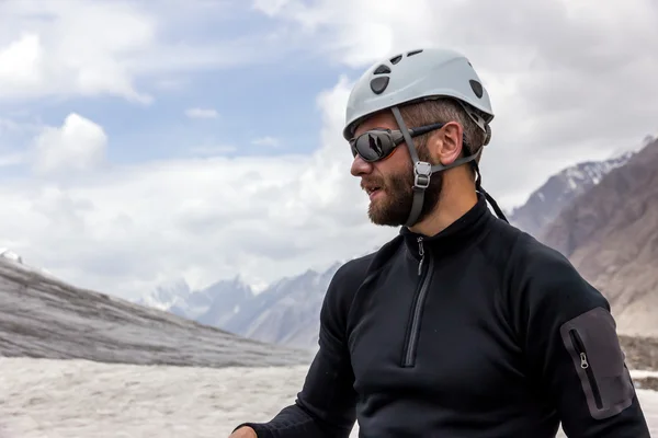 Portret van de Alpenklimmer uit de Middeleeuwen — Stockfoto