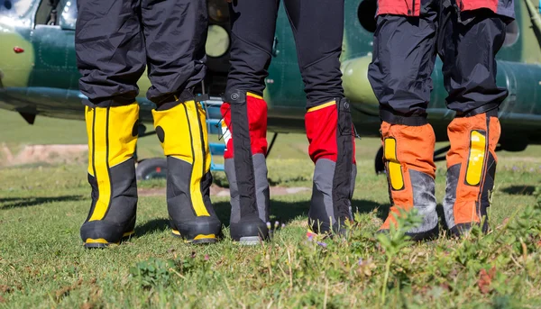 High Altitude Mountain Boots — Stock Photo, Image