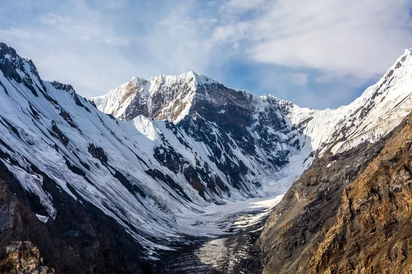 Aerial View of Central Asia Mountain Landscape — ストック写真