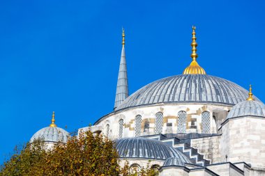 Kubbe ve Minare Sultan Ahmed Camii Istanbul'da 