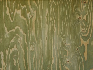 yeşilimsi ahşap panel knot ve damarlar tarafından oluşturulan çizgiler ile
