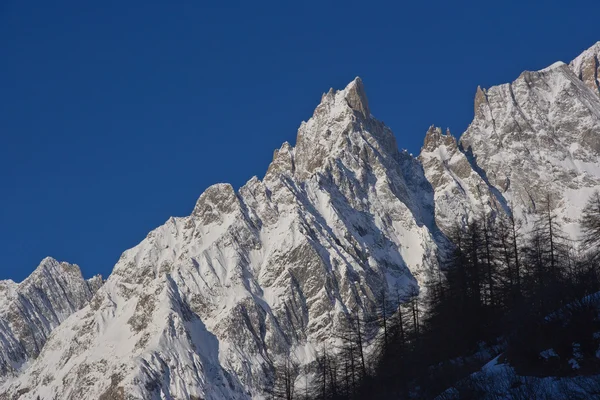 AIGUILLE NOIRE DE PEUTEREY — Zdjęcie stockowe