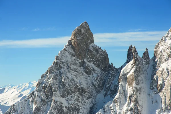 AIGUILLE NOIRE DE PEUTEREY — Zdjęcie stockowe